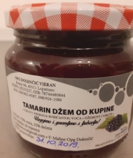 Džem kupina 210 ml.