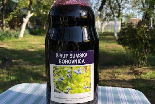 Sirup šumska borovnica
